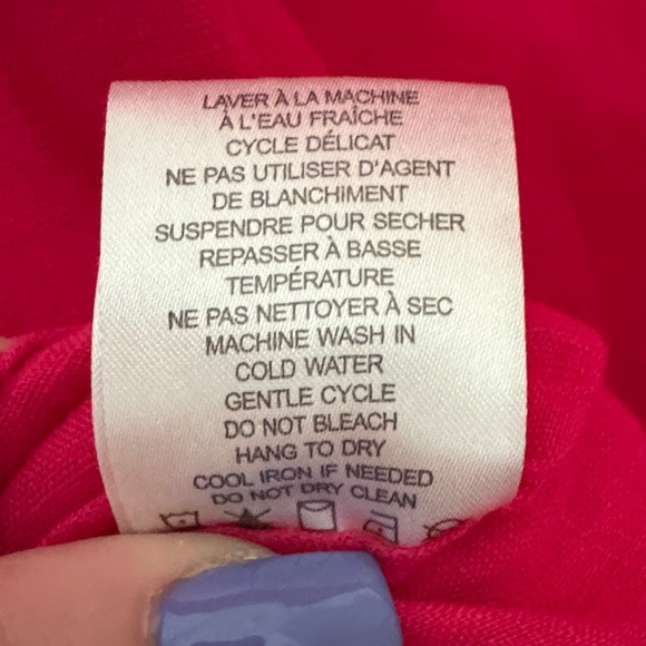 Lucy & Laurel Hot Pink Button Down Shirt - Picture 7 of 9